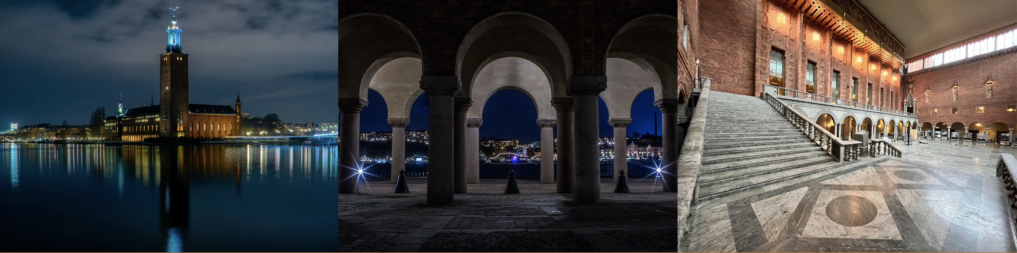 Stockholms stadshus med Blå hallen