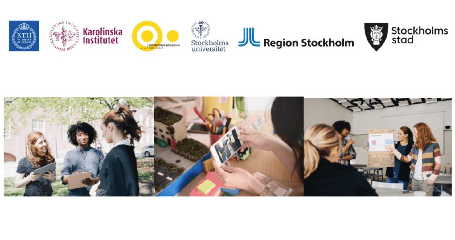 I masterkursen hos Openlab samarbetar studenter från KTH, KI, Stockholms universitet och södertörns högskola för att utveckla förslag på samhällsutmaningar från Stockholms stad och Region Stockholm.