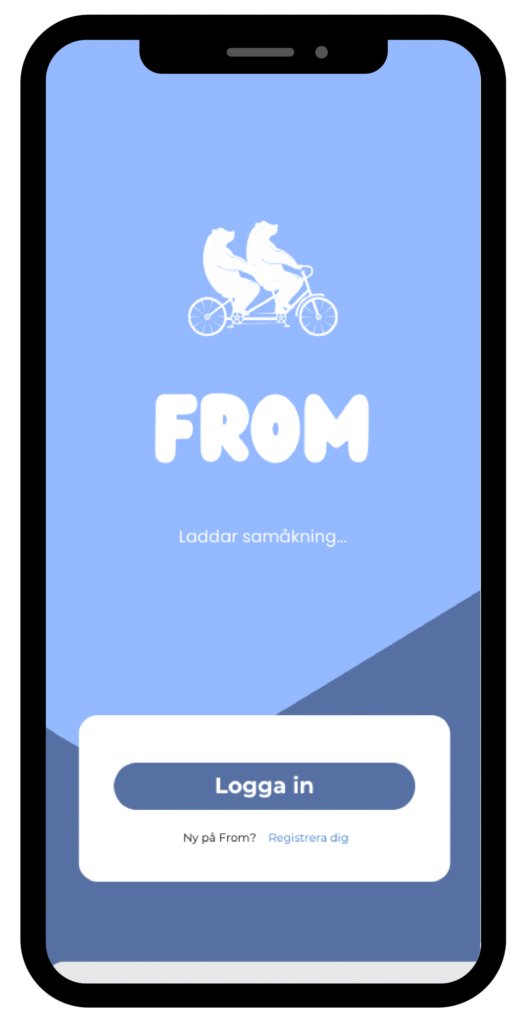 Prototype of the ridesharing app FROM, developed by Openlab master's students